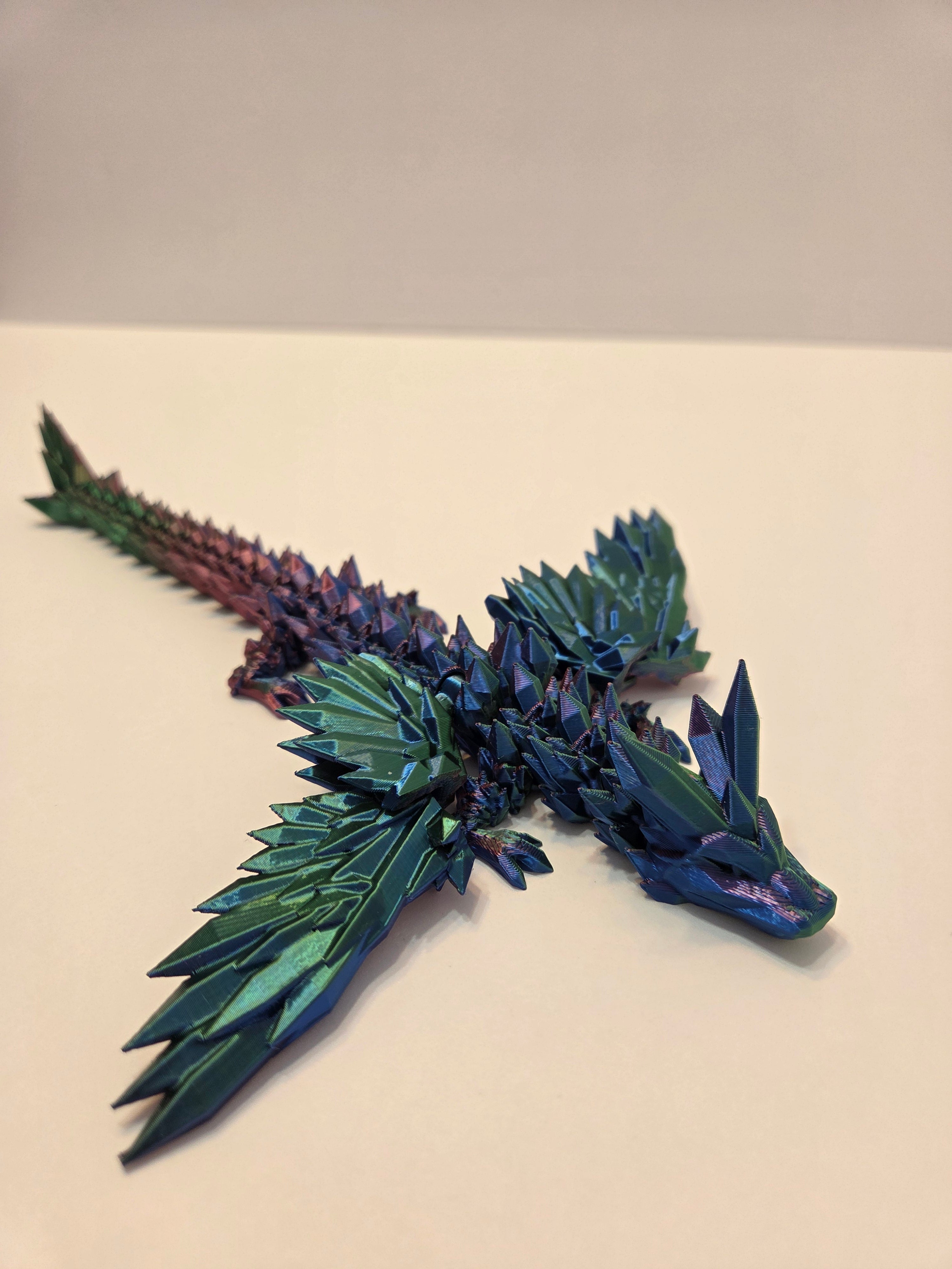 Crystal Dragon with Wings